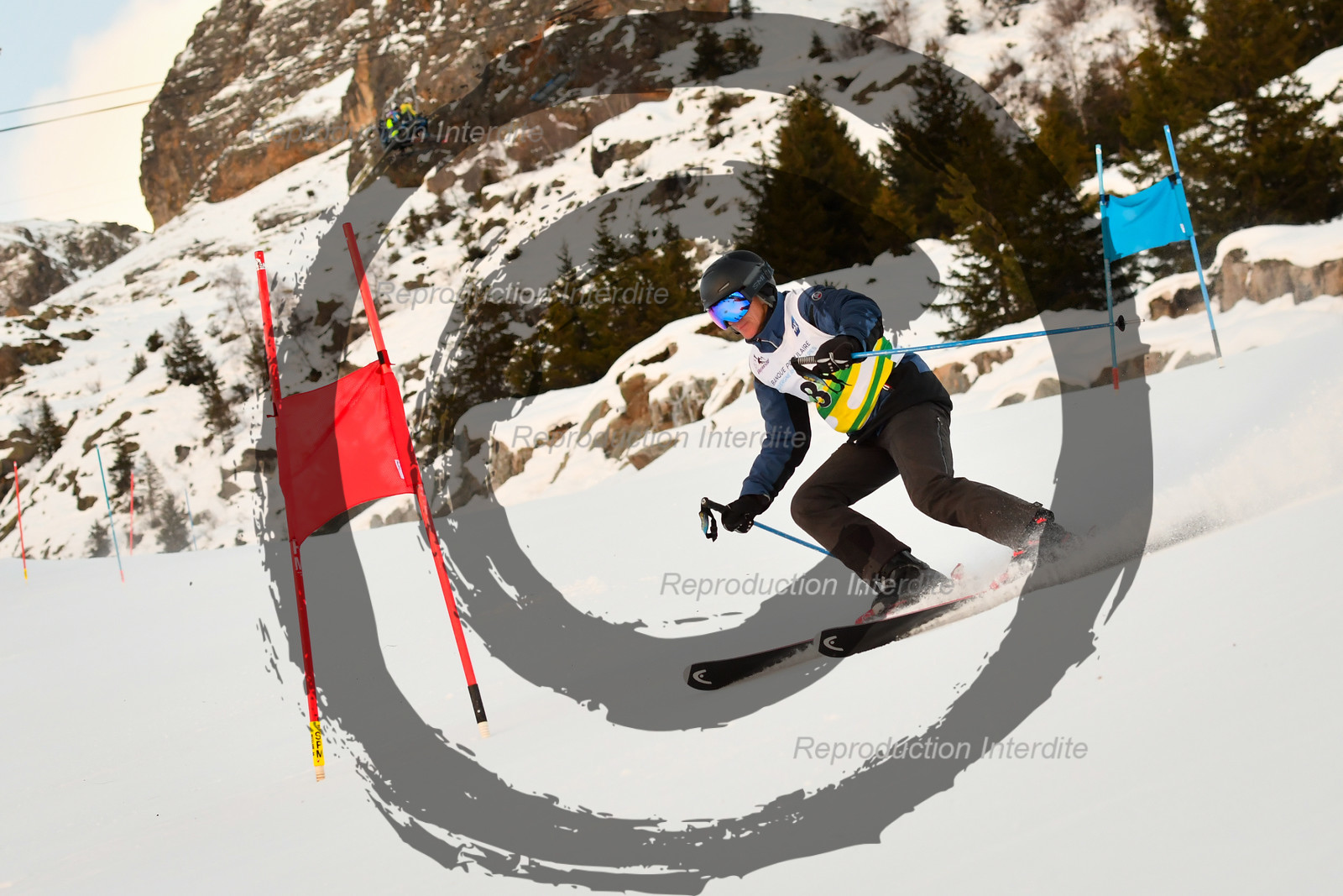 fleche Vaujany ESF Montfrais