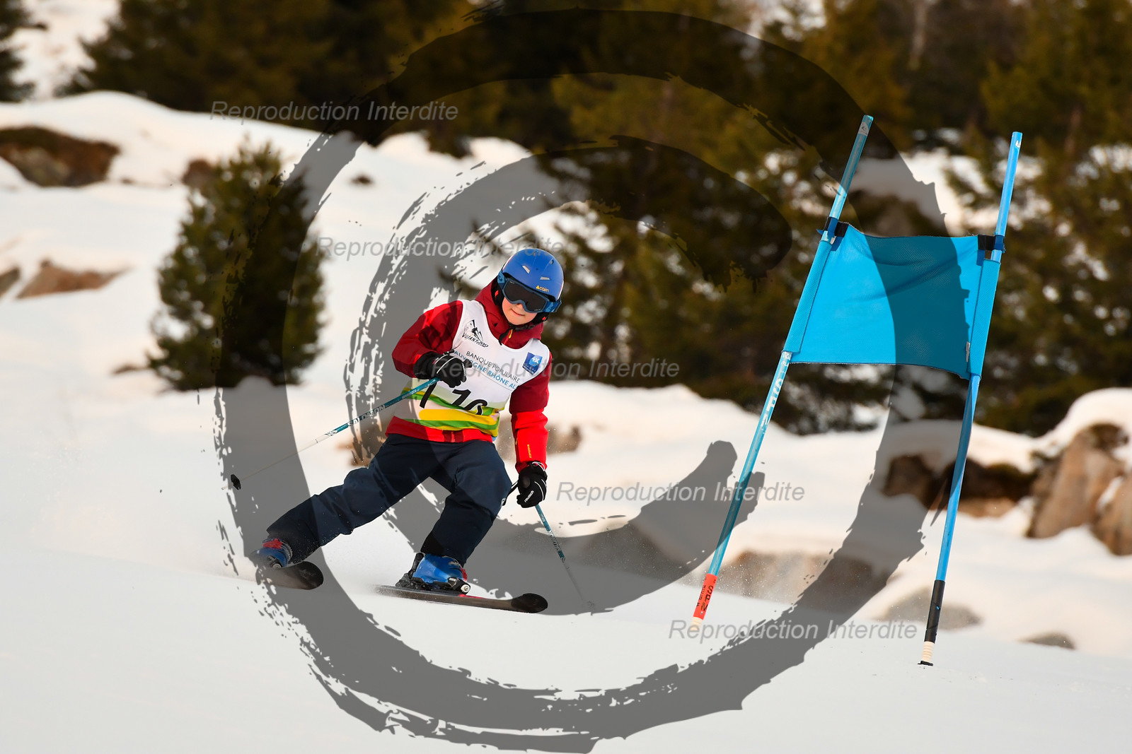 fleche Vaujany ESF Montfrais