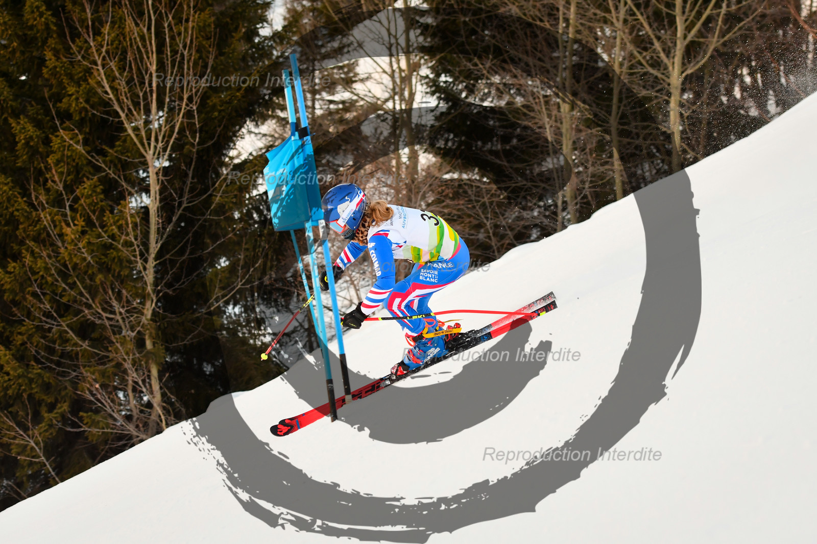 fleche Vaujany ESF Montfrais