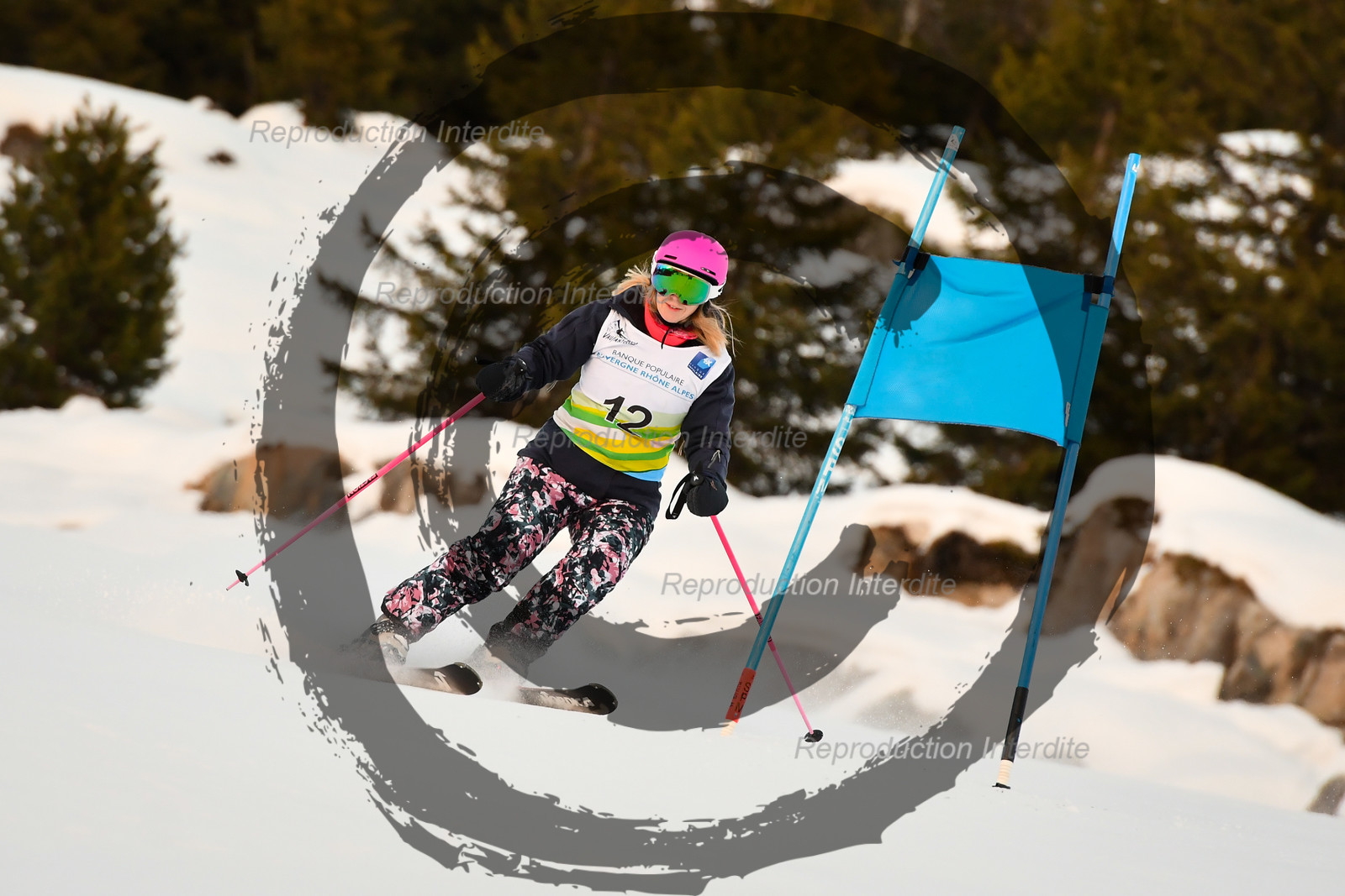 fleche Vaujany ESF Montfrais