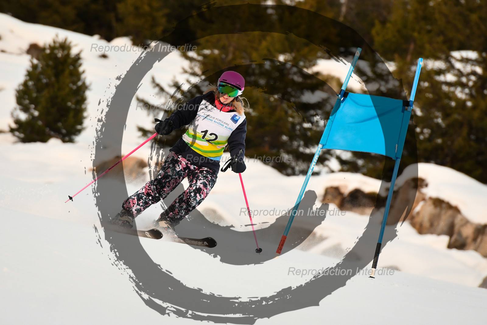 fleche Vaujany ESF Montfrais