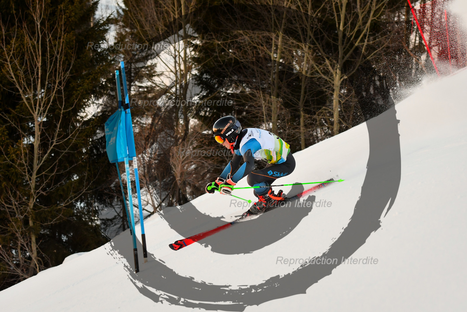 fleche Vaujany ESF Montfrais