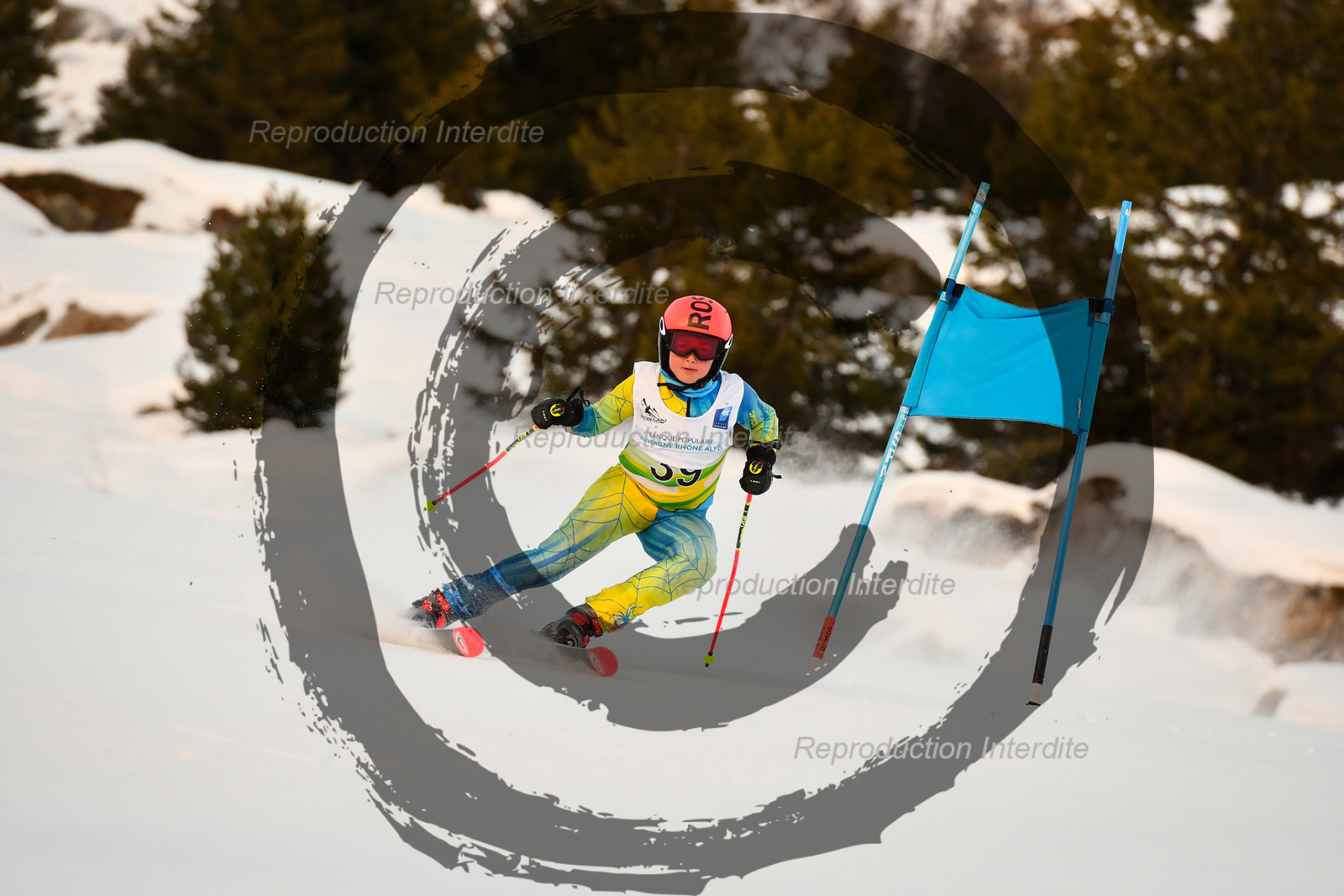 fleche Vaujany ESF Montfrais