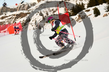 fleche Vaujany ESF Montfrais