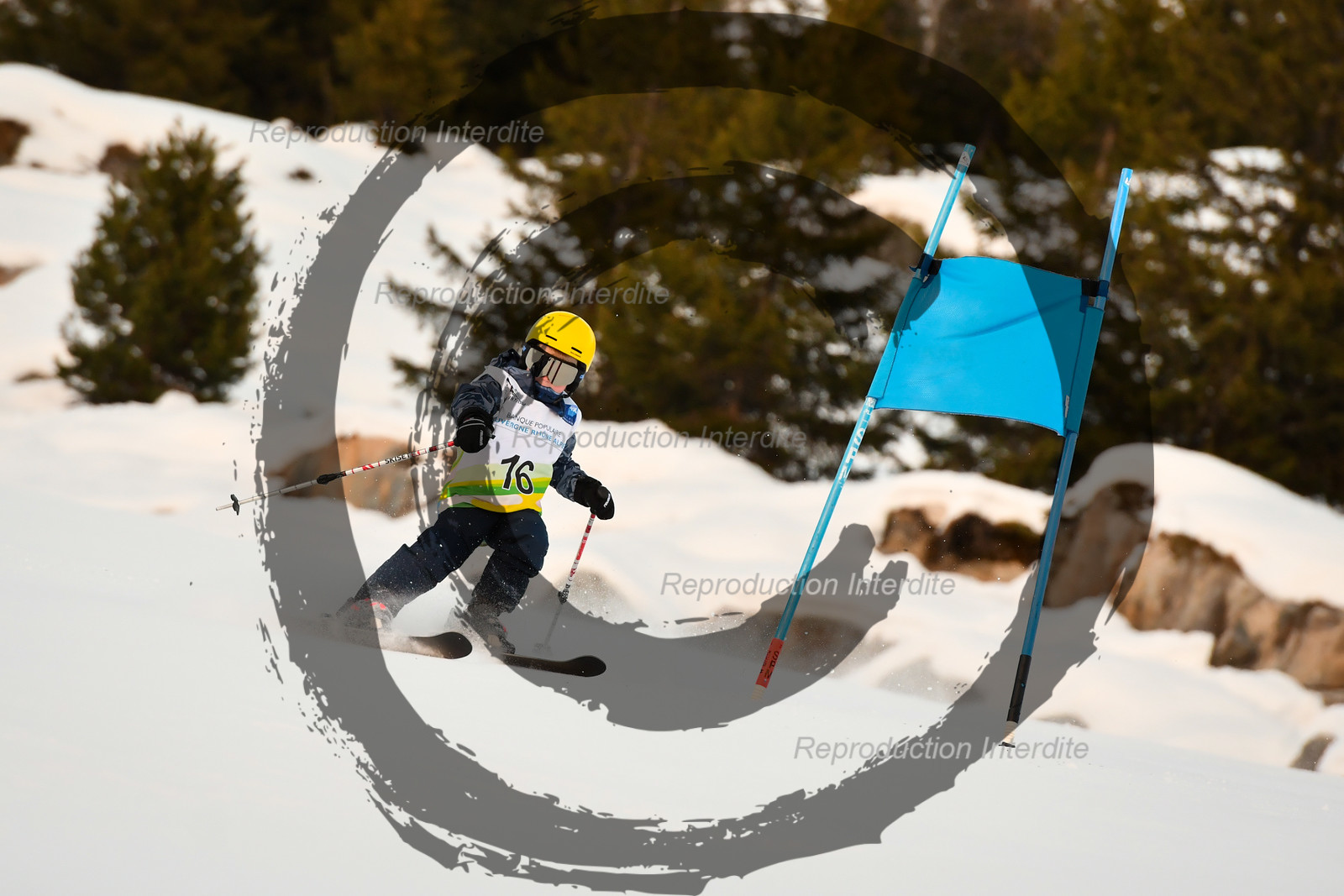 fleche Vaujany ESF Montfrais