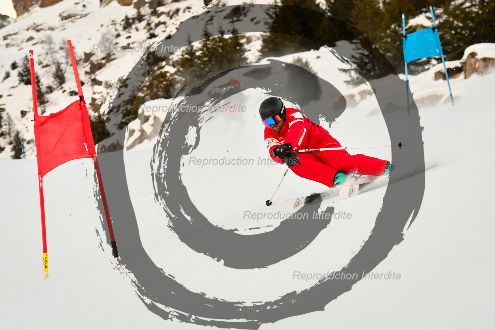 fleche Vaujany ESF Montfrais