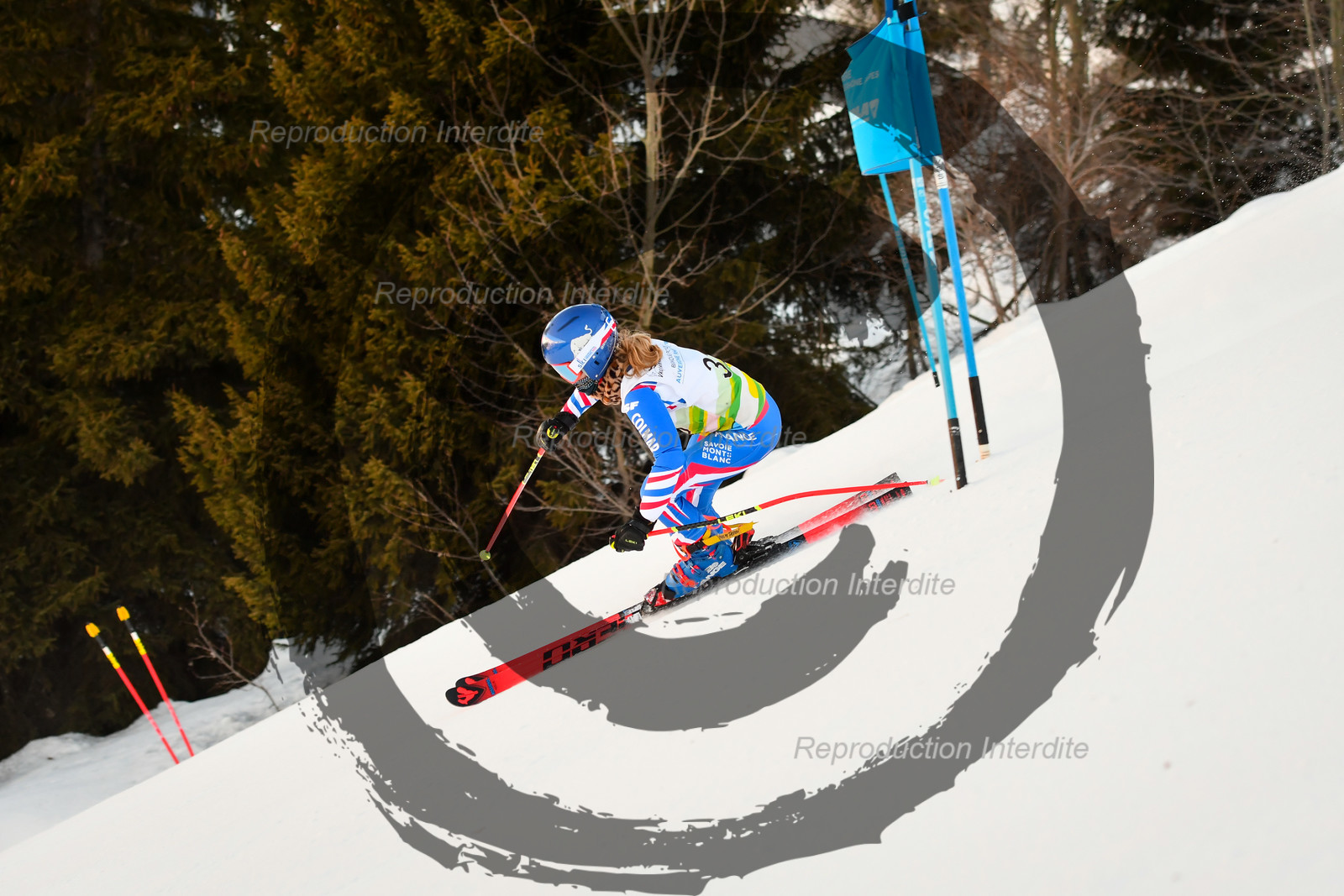 fleche Vaujany ESF Montfrais