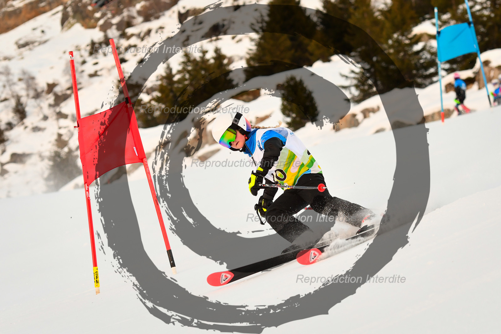 fleche Vaujany ESF Montfrais