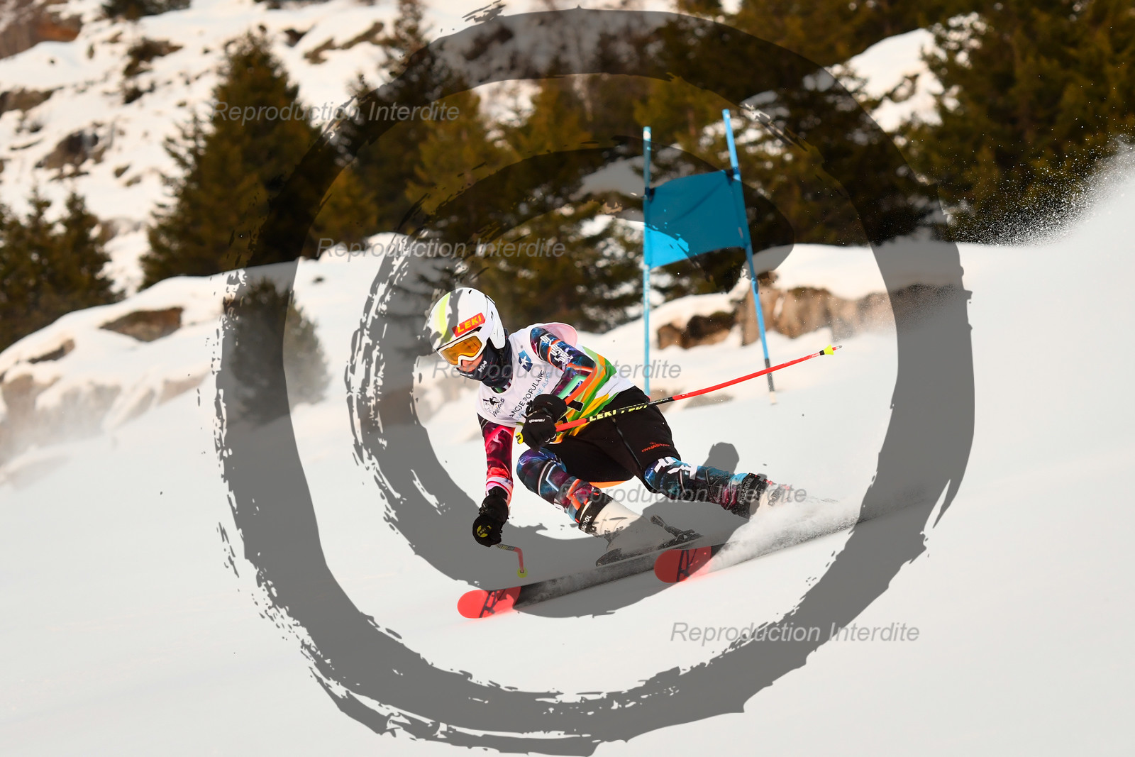 fleche Vaujany ESF Montfrais