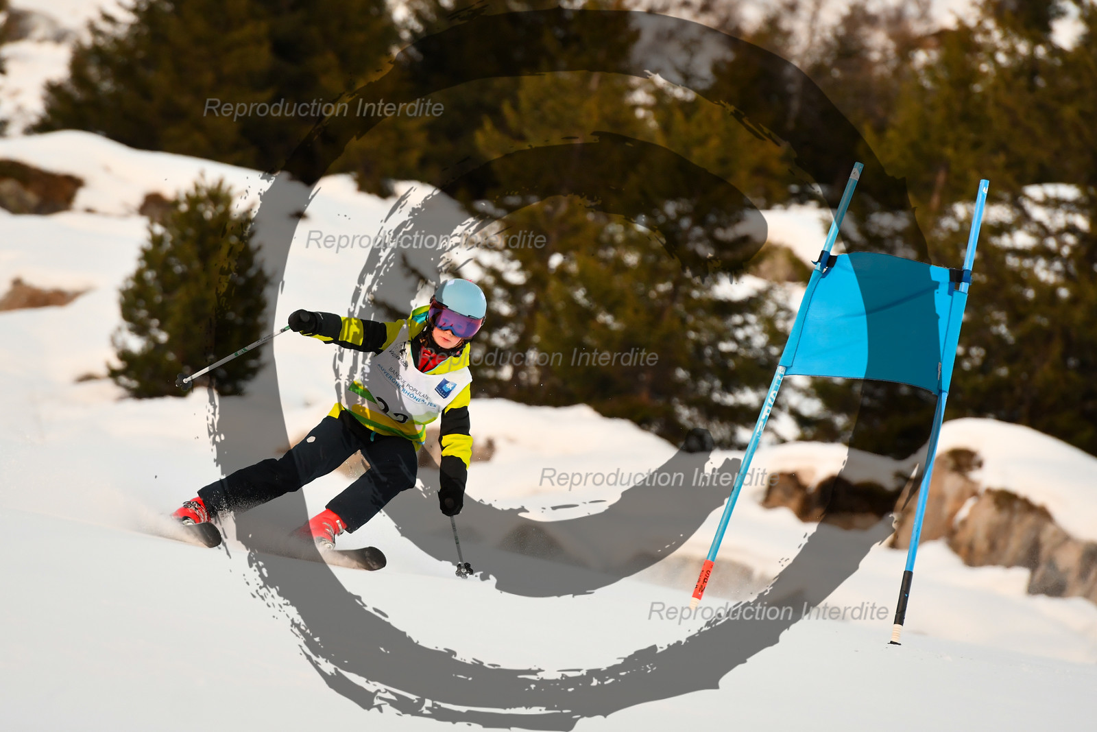 fleche Vaujany ESF Montfrais