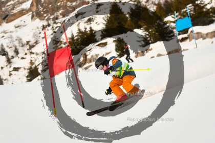 fleche Vaujany ESF Montfrais