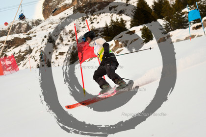 fleche Vaujany ESF Montfrais