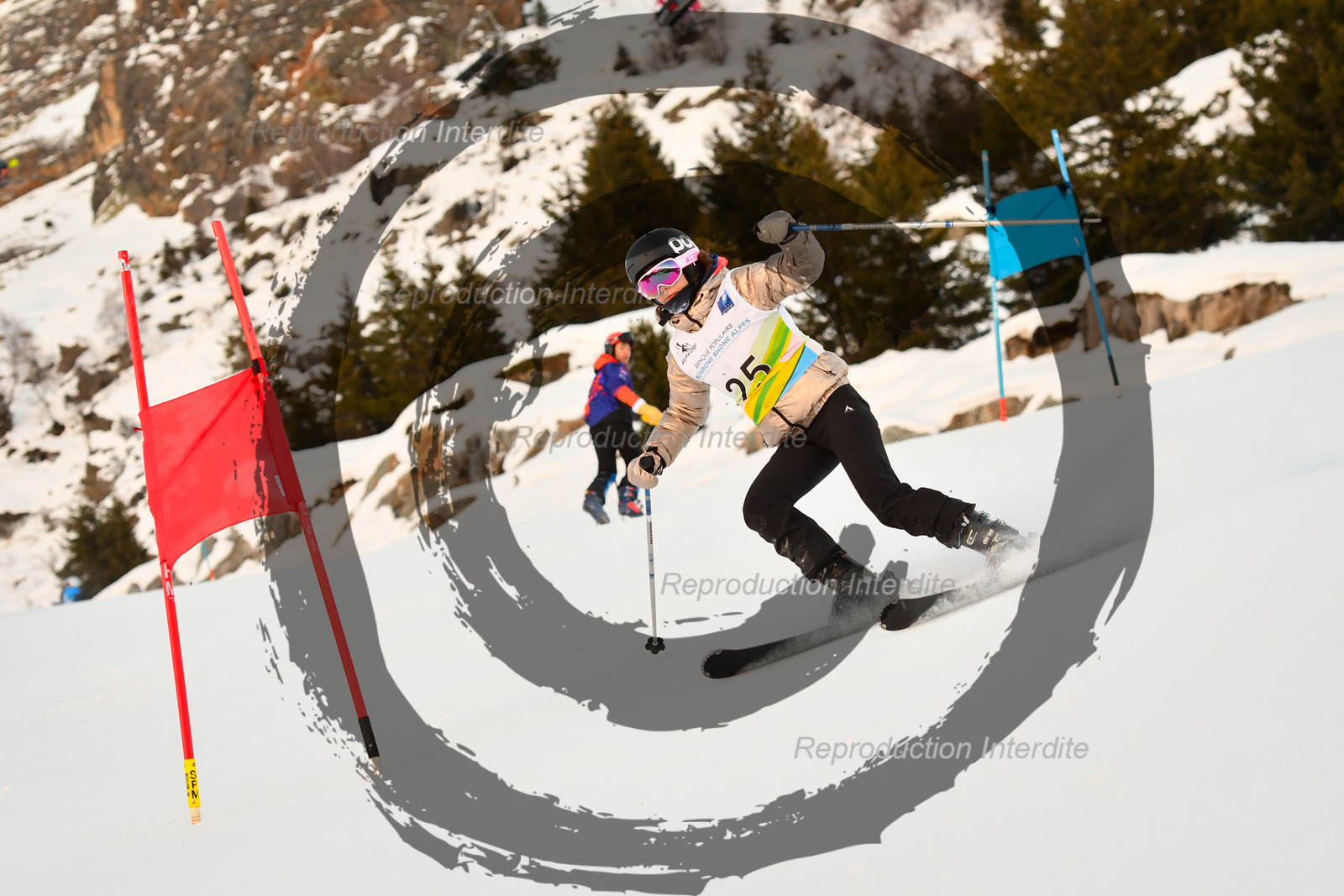 fleche Vaujany ESF Montfrais