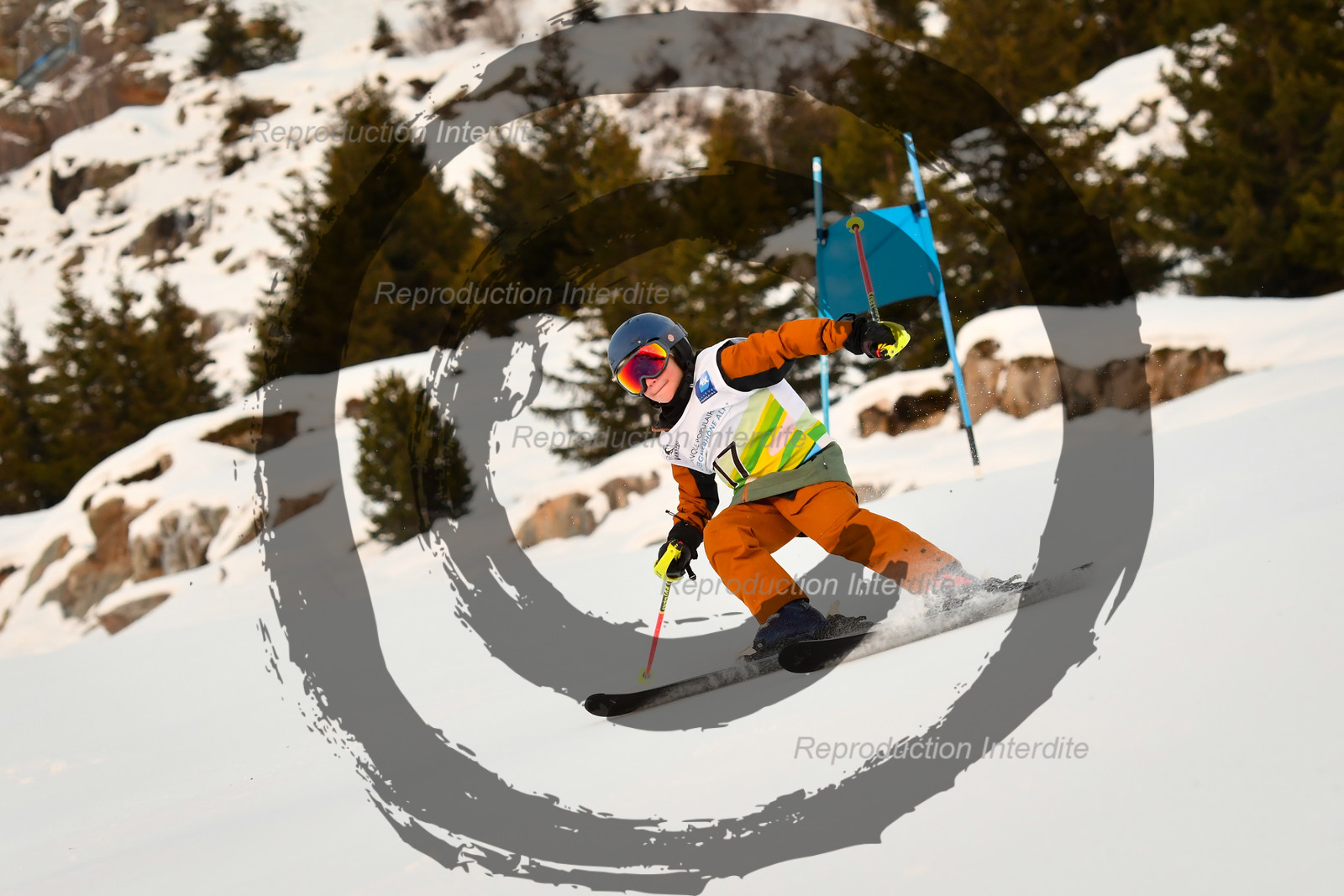 fleche Vaujany ESF Montfrais