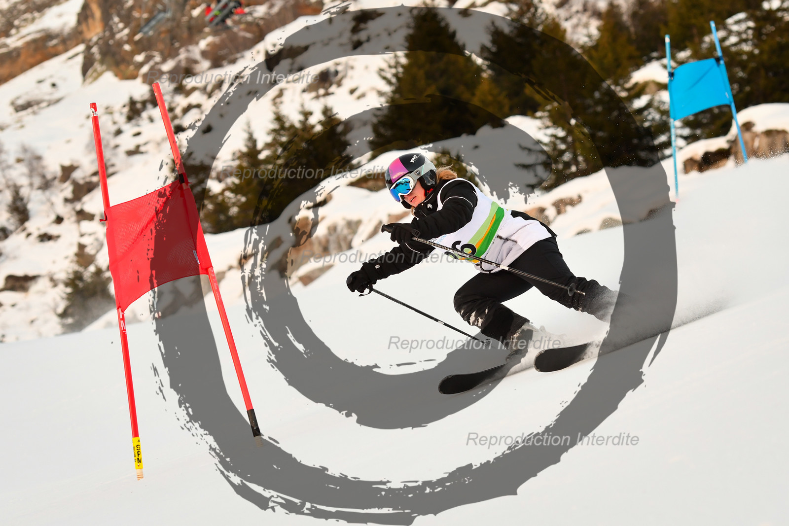 fleche Vaujany ESF Montfrais