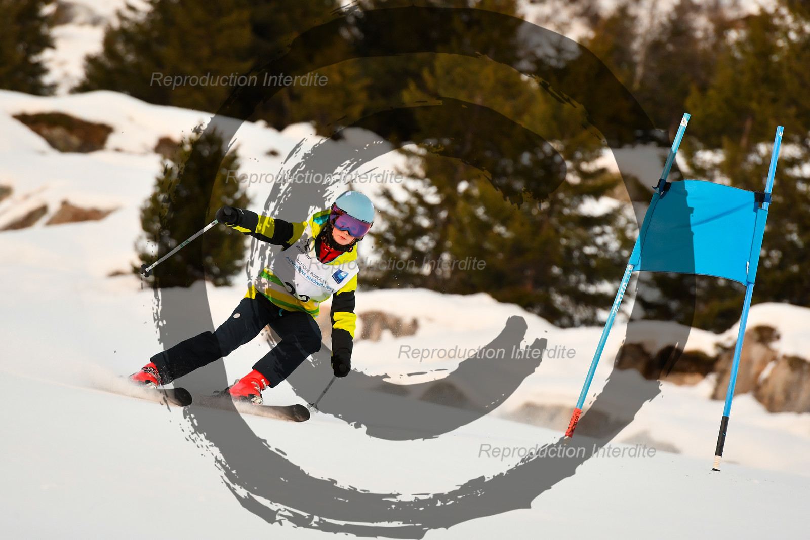 fleche Vaujany ESF Montfrais