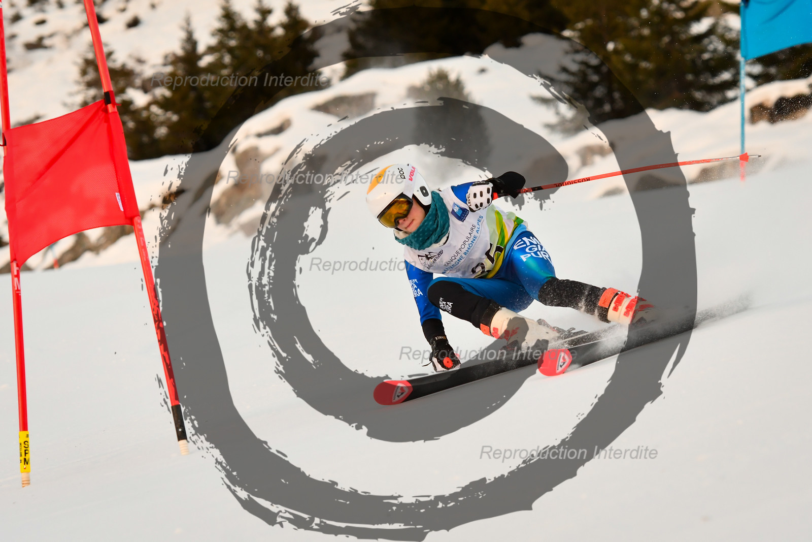 fleche Vaujany ESF Montfrais