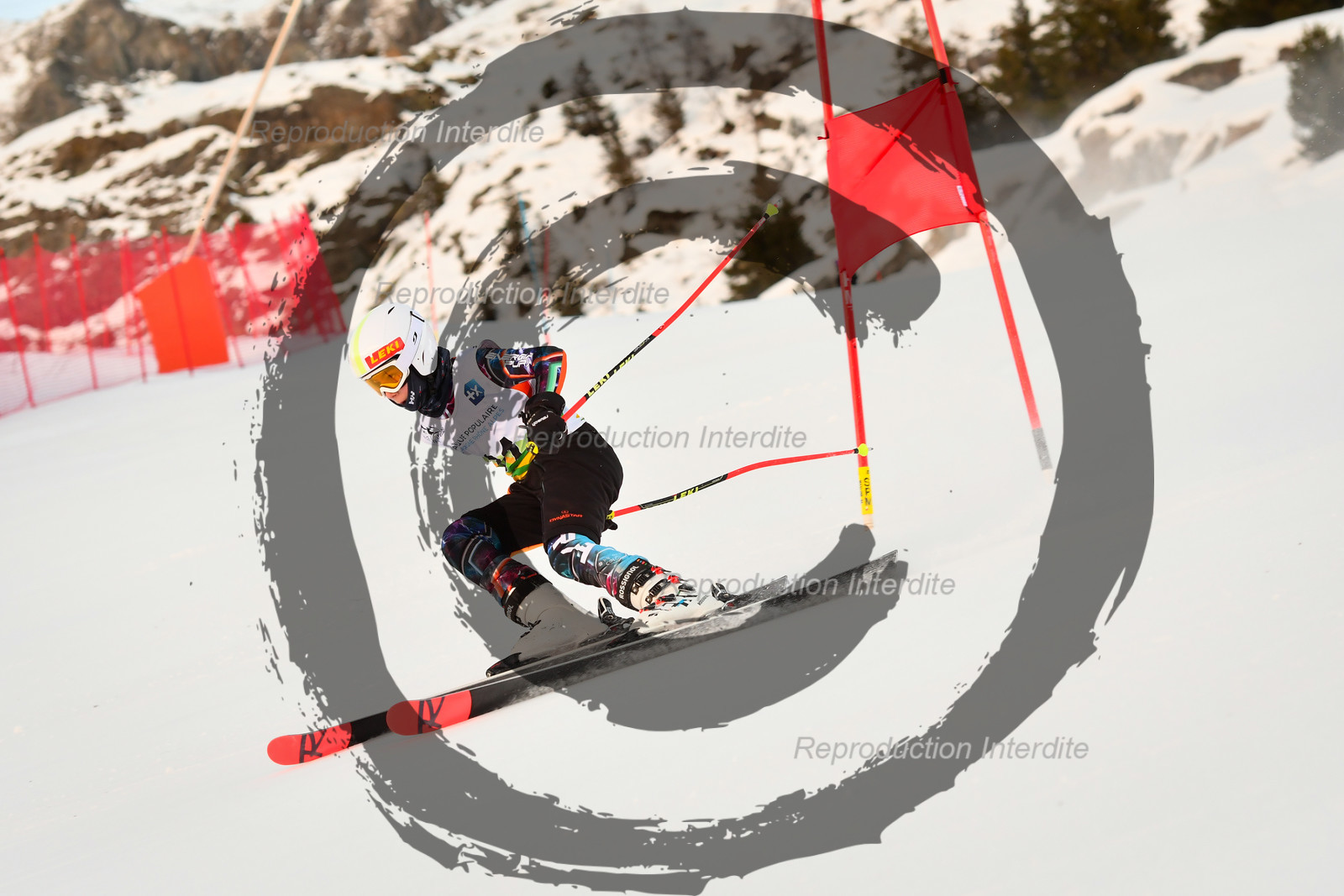 fleche Vaujany ESF Montfrais