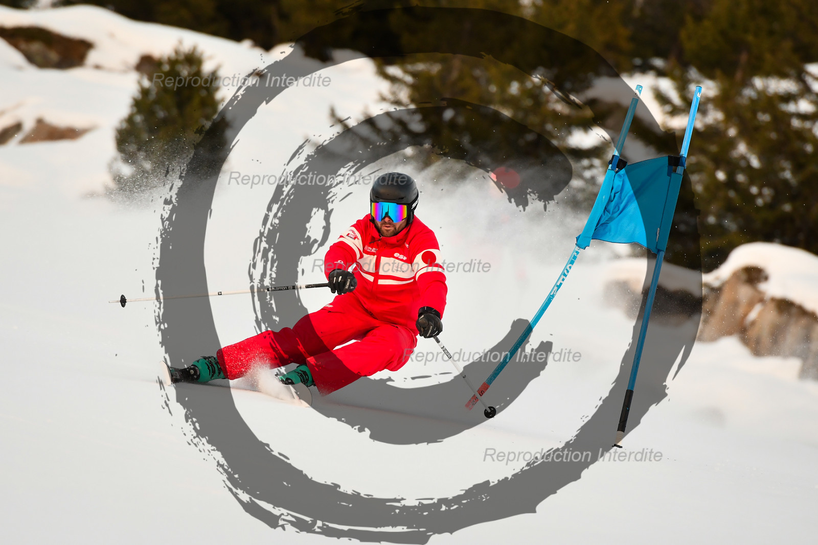 fleche Vaujany ESF Montfrais