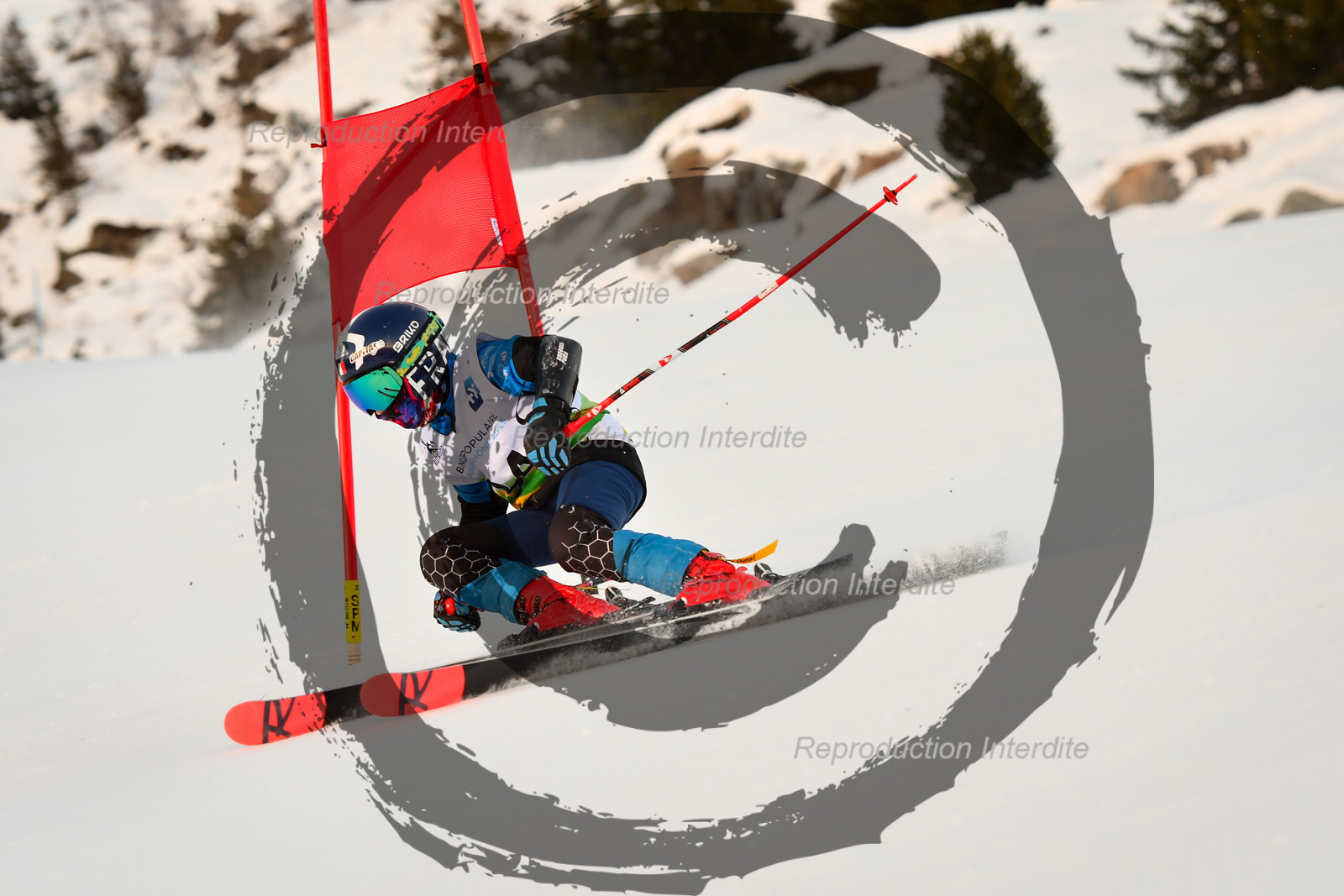 fleche Vaujany ESF Montfrais