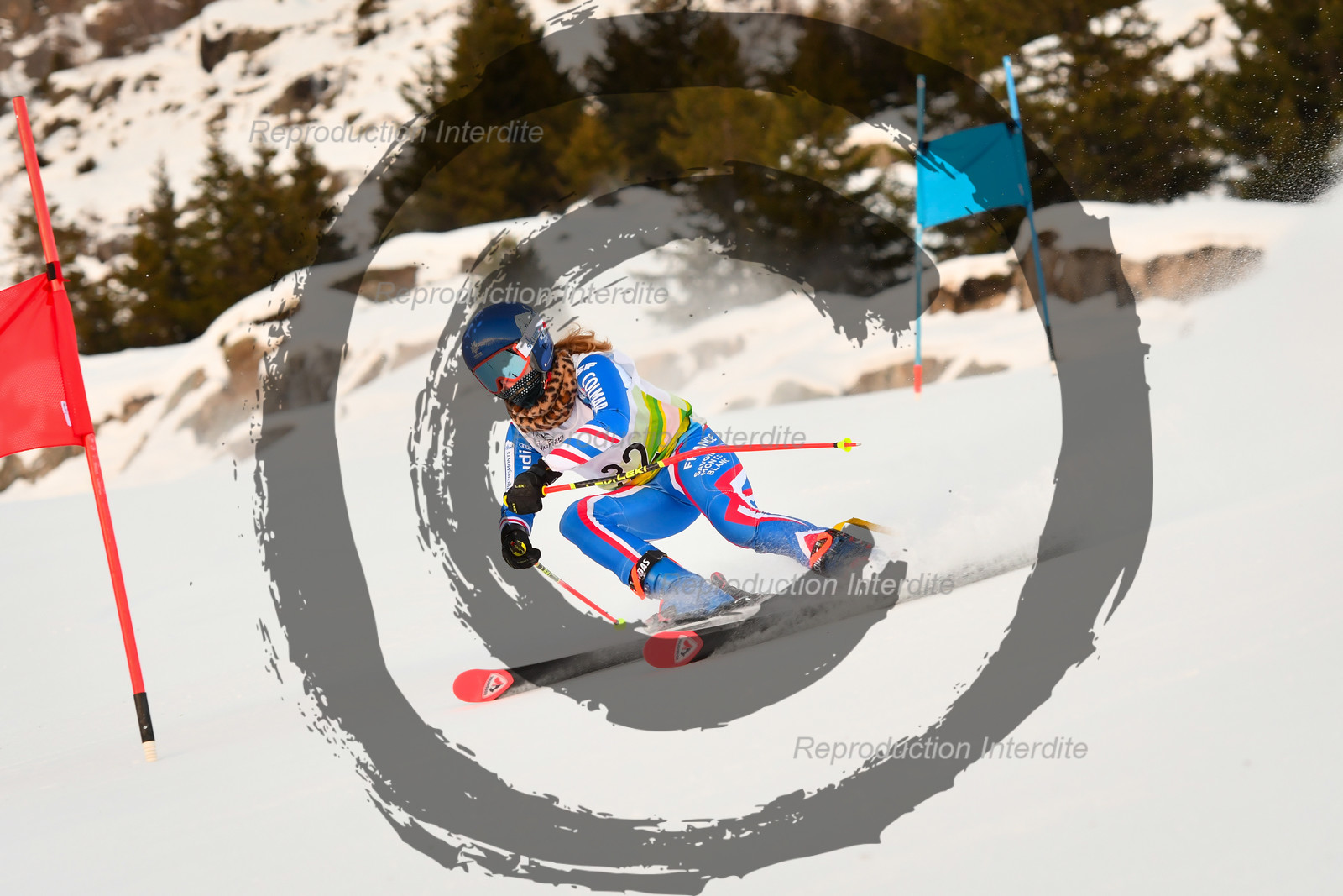 fleche Vaujany ESF Montfrais