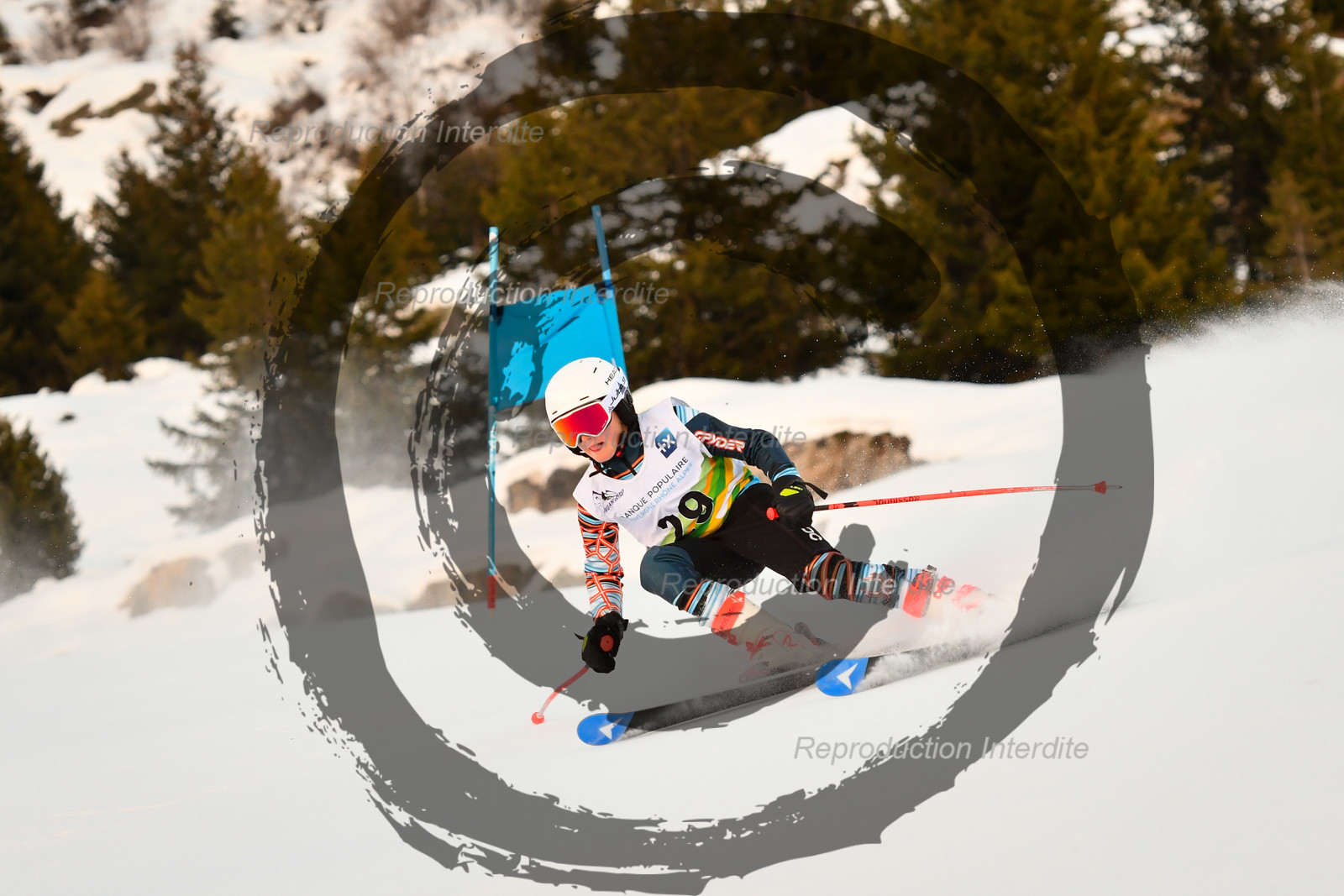 fleche Vaujany ESF Montfrais