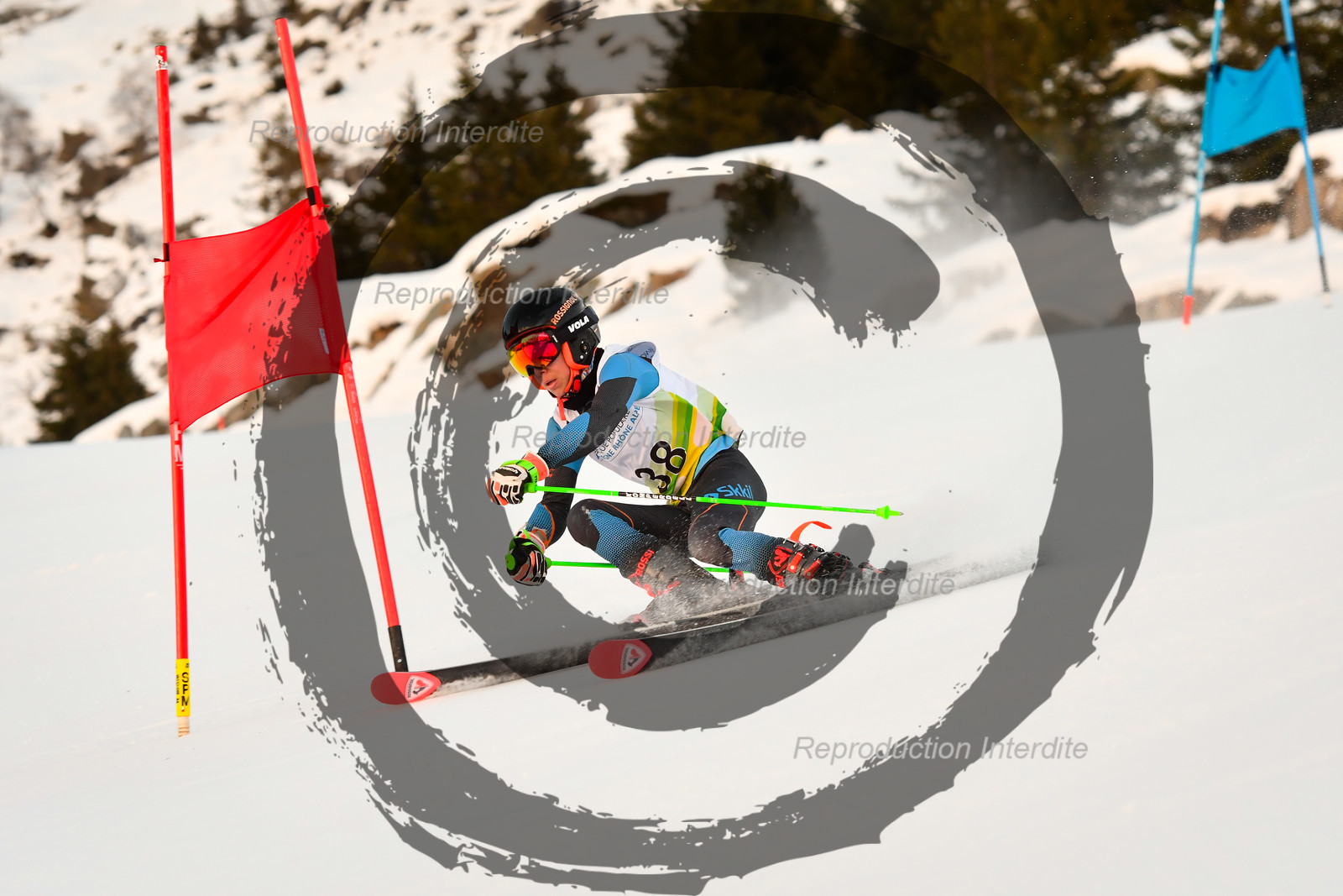 fleche Vaujany ESF Montfrais