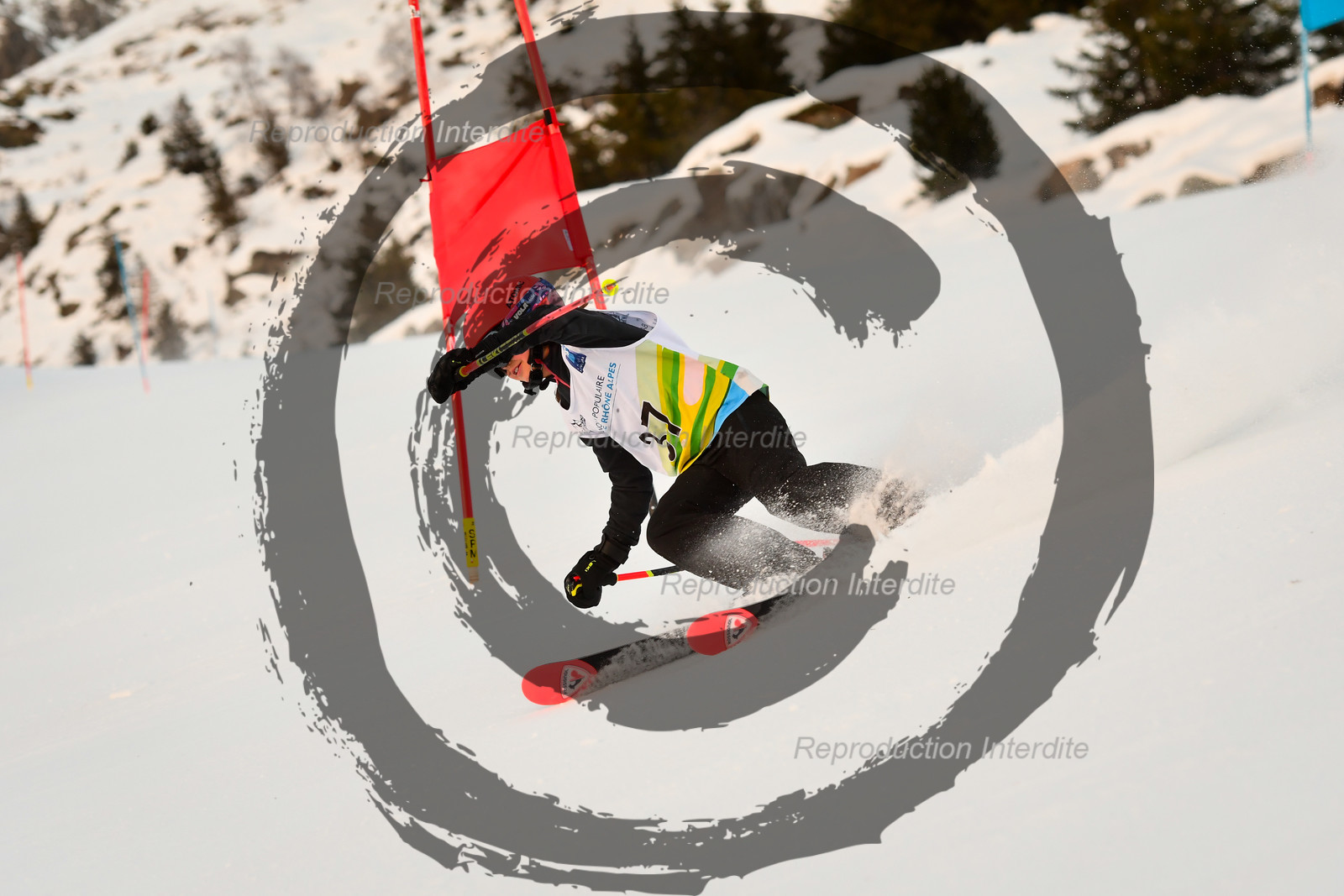 fleche Vaujany ESF Montfrais