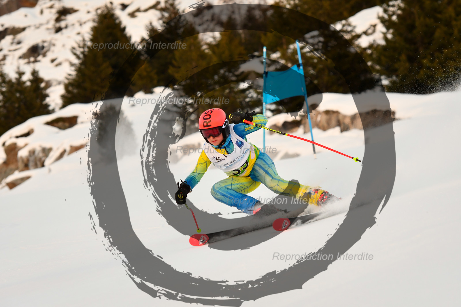 fleche Vaujany ESF Montfrais