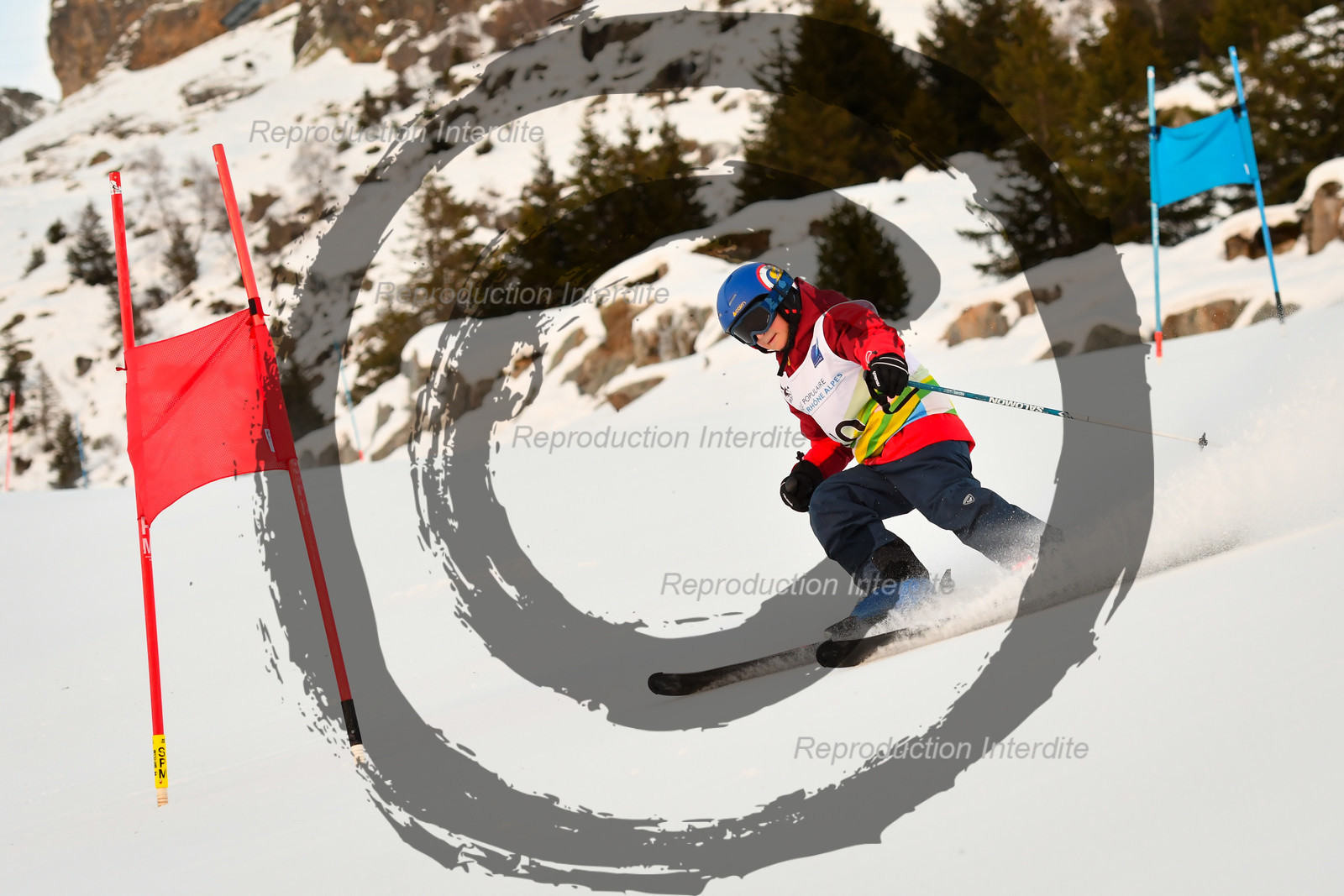 fleche Vaujany ESF Montfrais