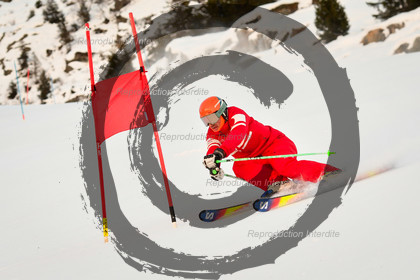 fleche Vaujany ESF Montfrais