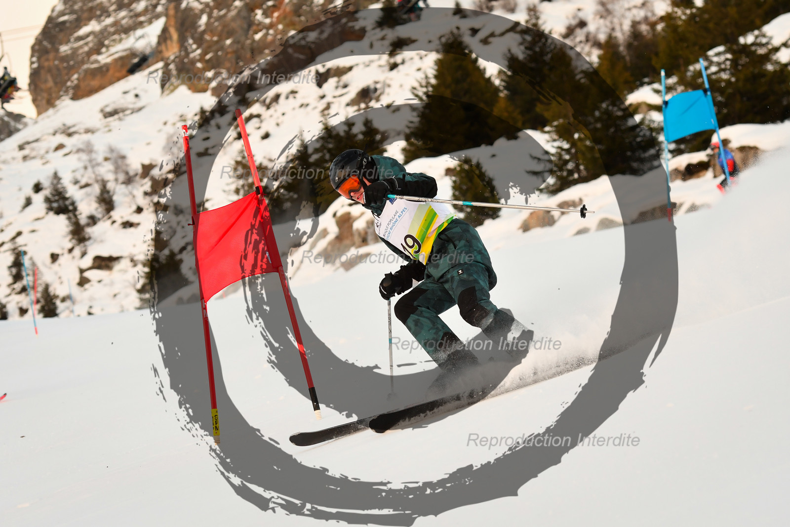 fleche Vaujany ESF Montfrais