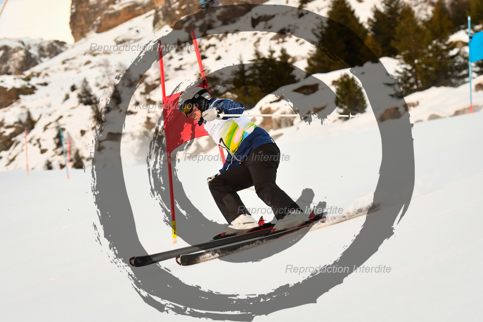 fleche Vaujany ESF Montfrais