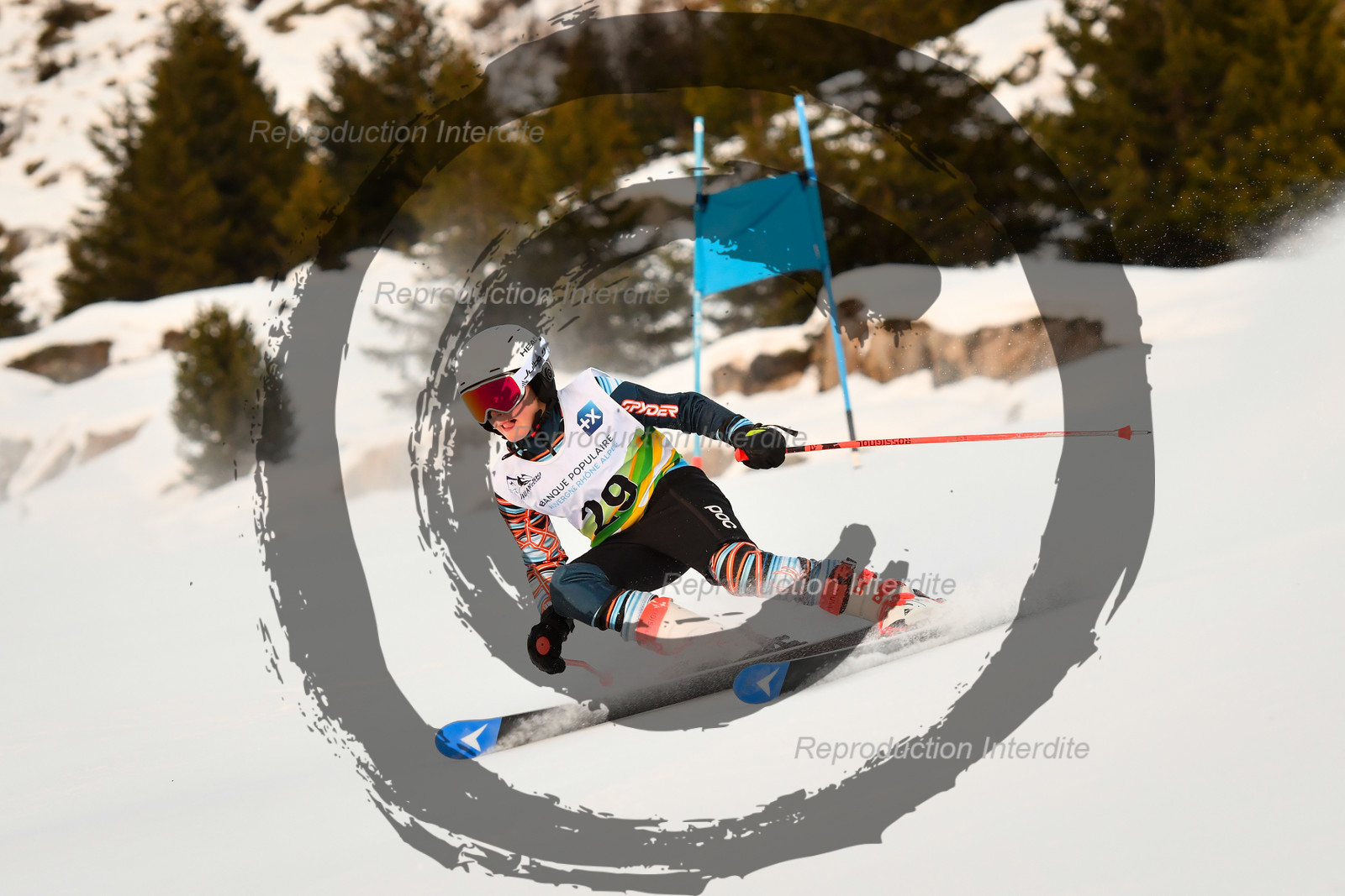 fleche Vaujany ESF Montfrais