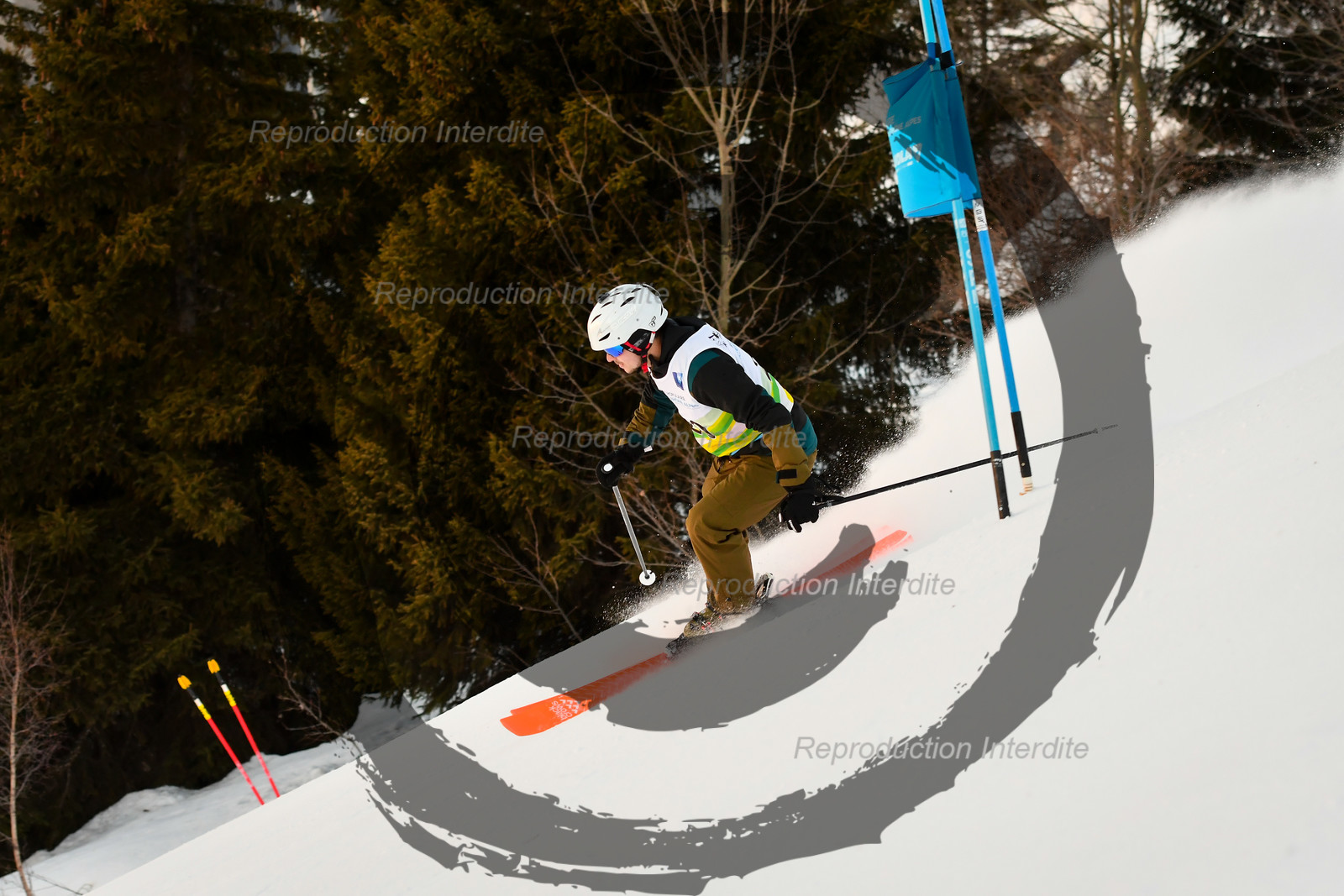 fleche Vaujany ESF Montfrais