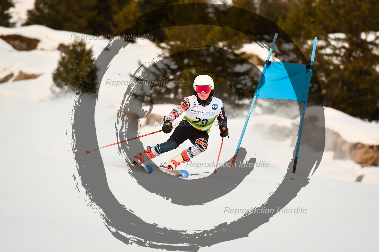 fleche Vaujany ESF Montfrais