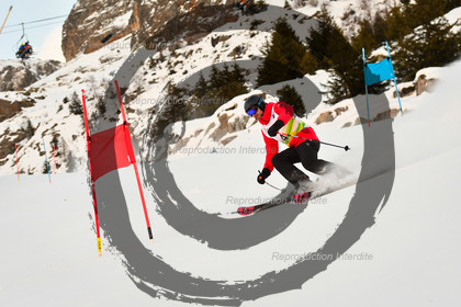 fleche Vaujany ESF Montfrais