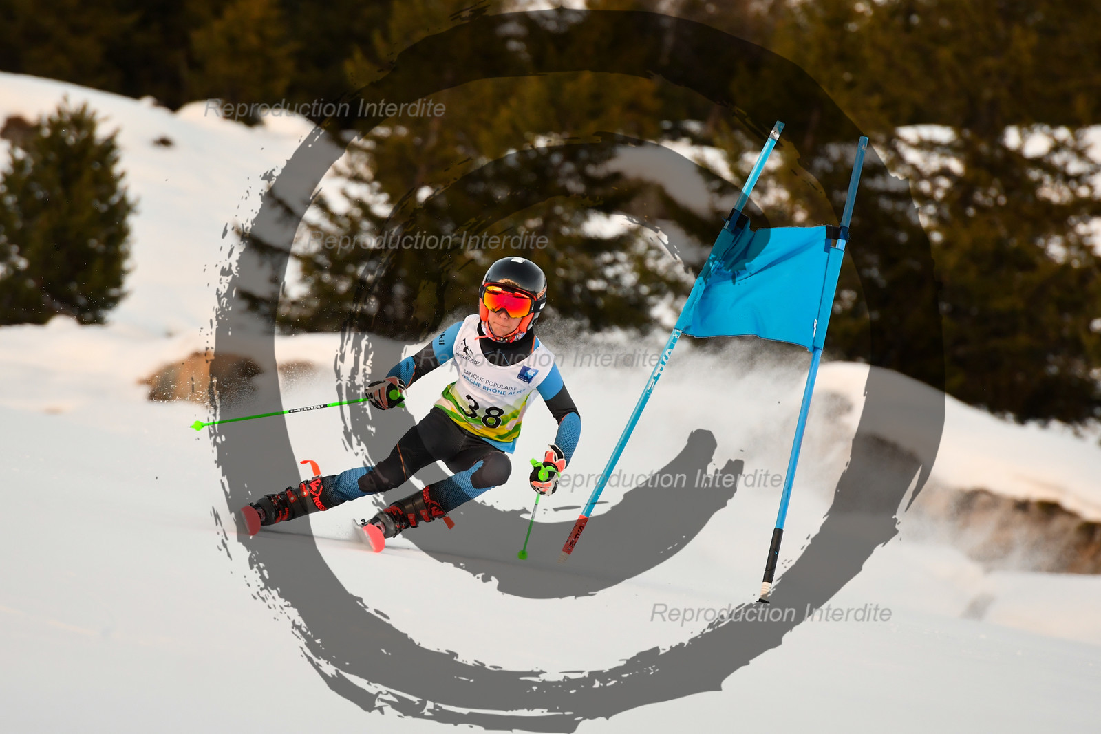 fleche Vaujany ESF Montfrais