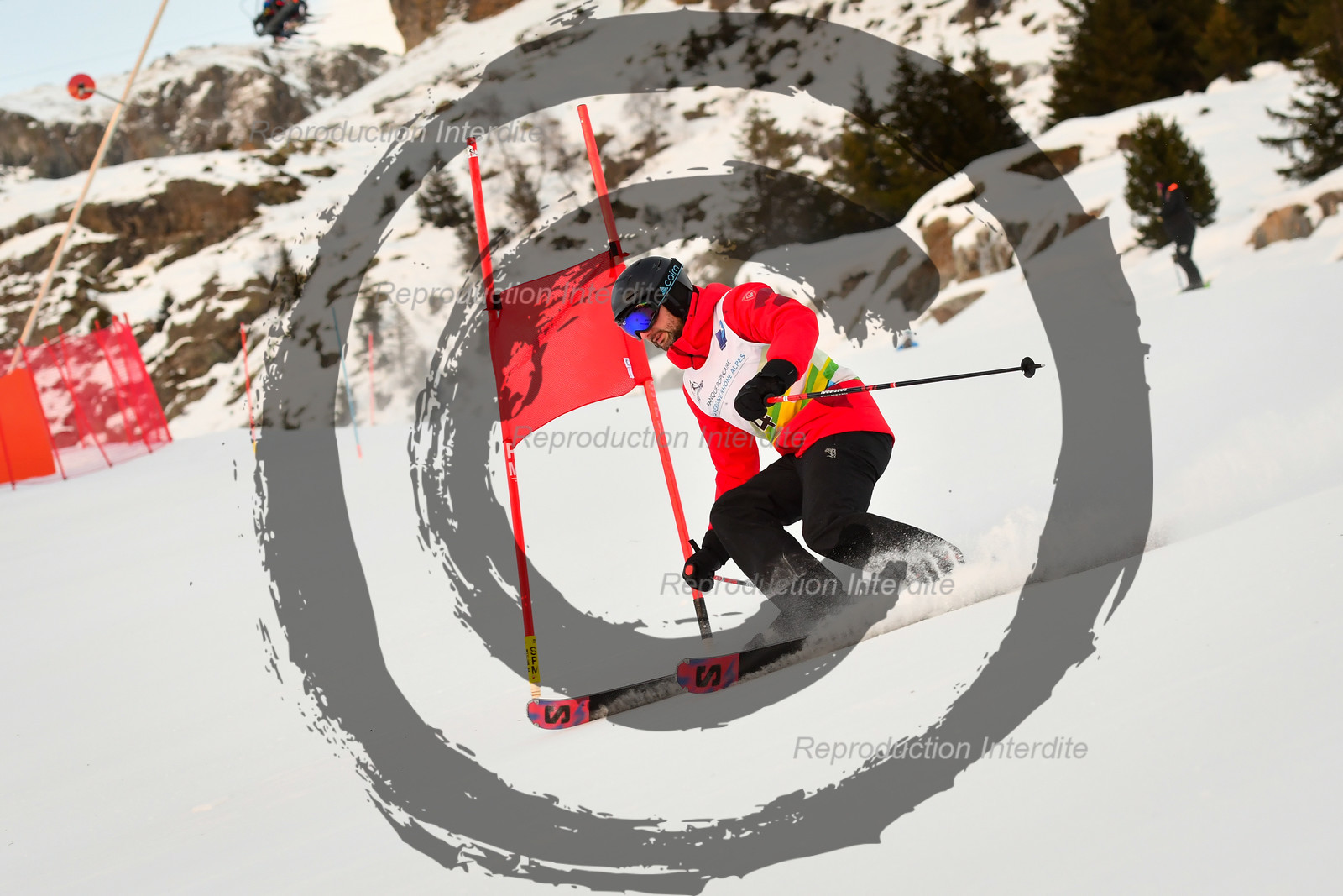 fleche Vaujany ESF Montfrais