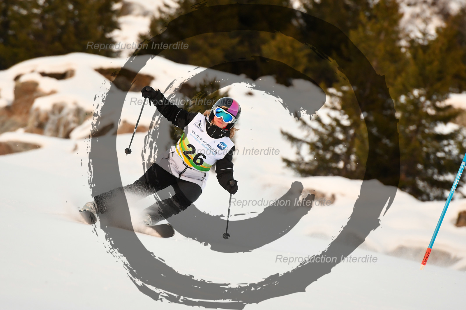 fleche Vaujany ESF Montfrais