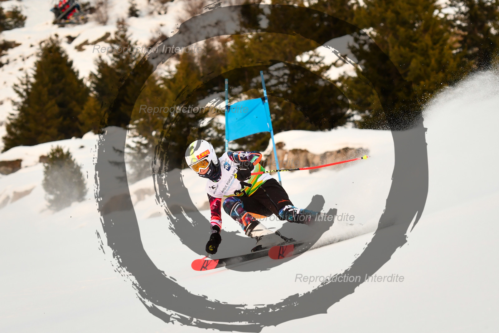 fleche Vaujany ESF Montfrais