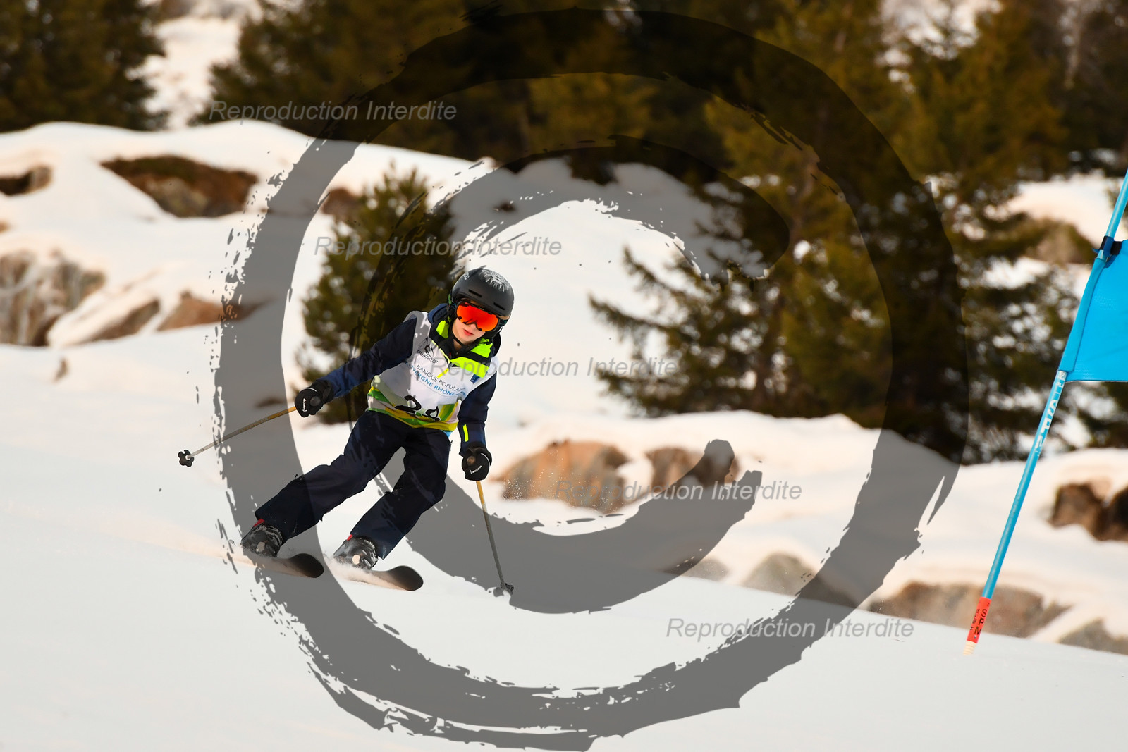 fleche Vaujany ESF Montfrais