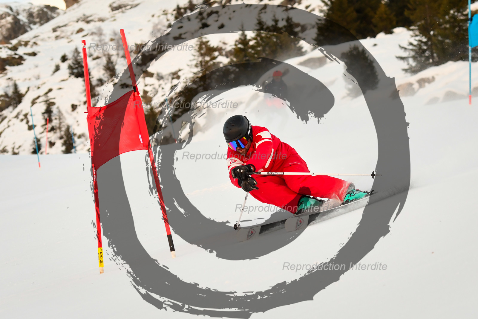 fleche Vaujany ESF Montfrais