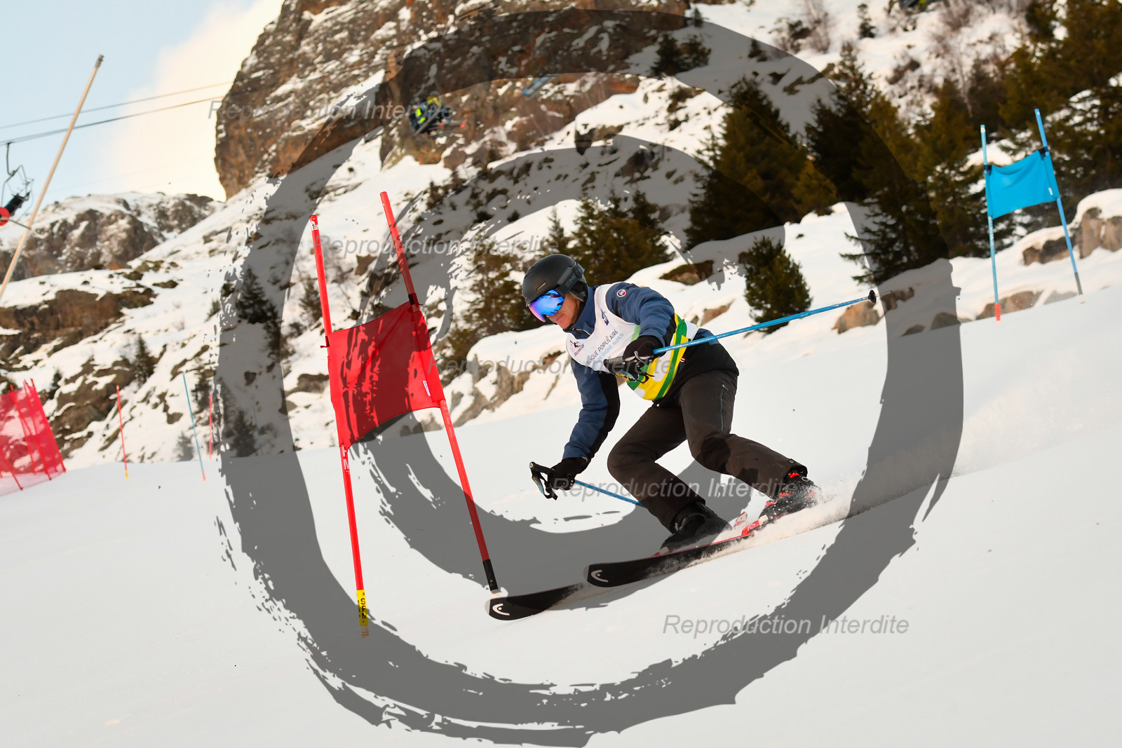 fleche Vaujany ESF Montfrais