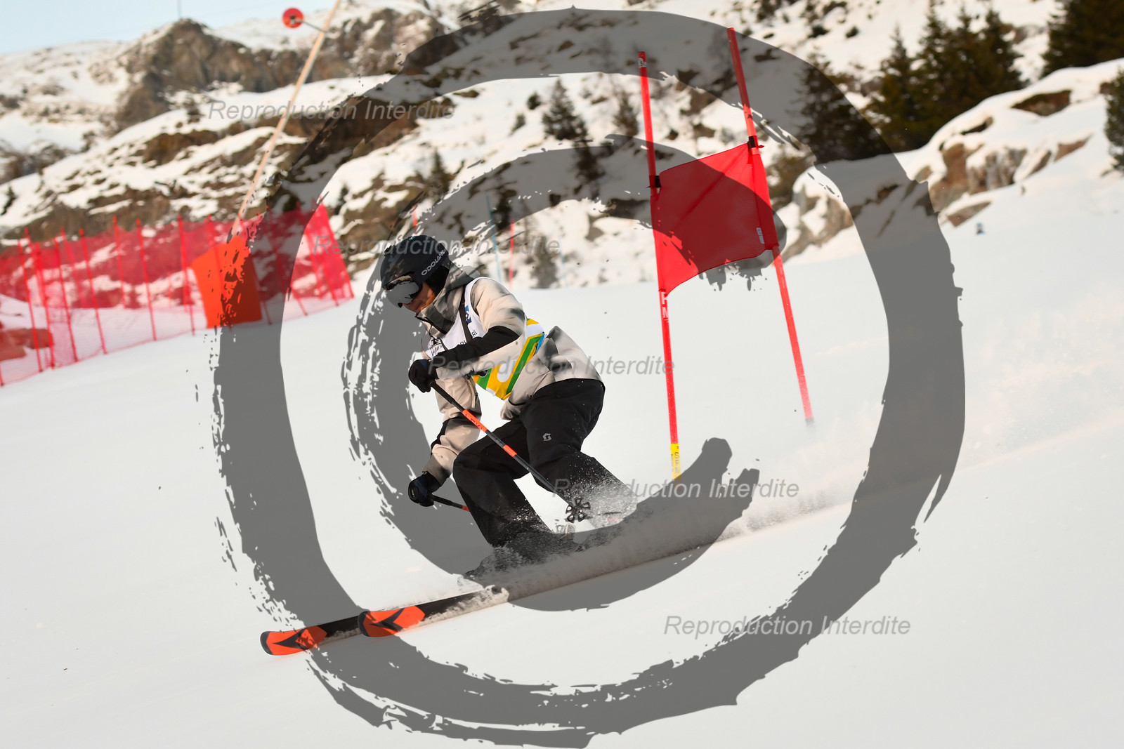 fleche Vaujany ESF Montfrais