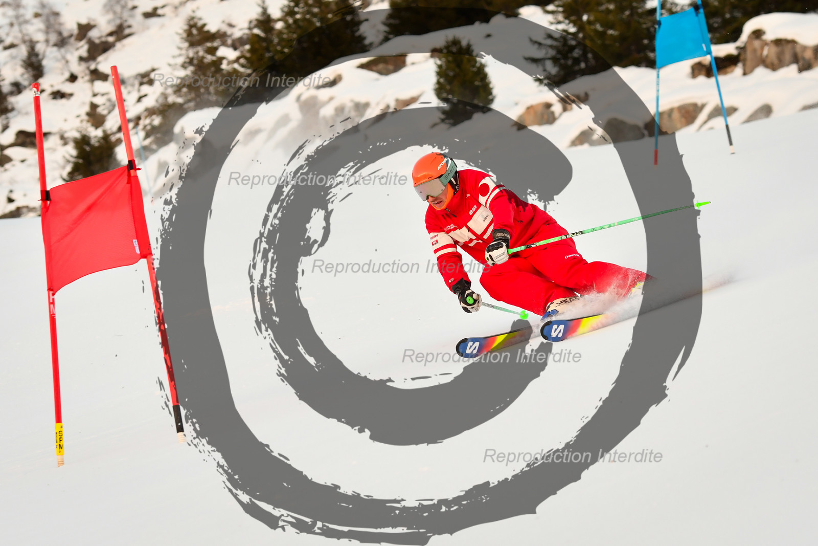 fleche Vaujany ESF Montfrais