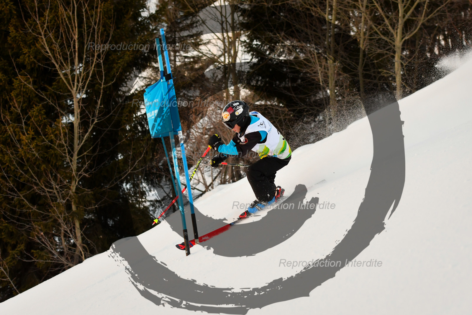 fleche Vaujany ESF Montfrais