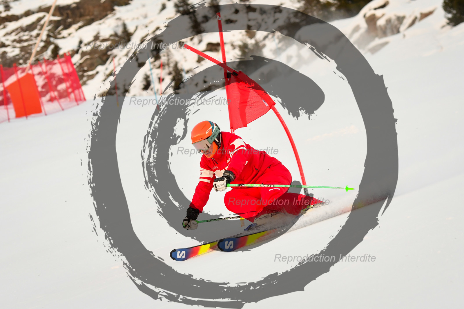 fleche Vaujany ESF Montfrais