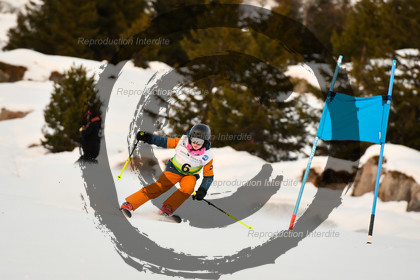 fleche Vaujany ESF Montfrais