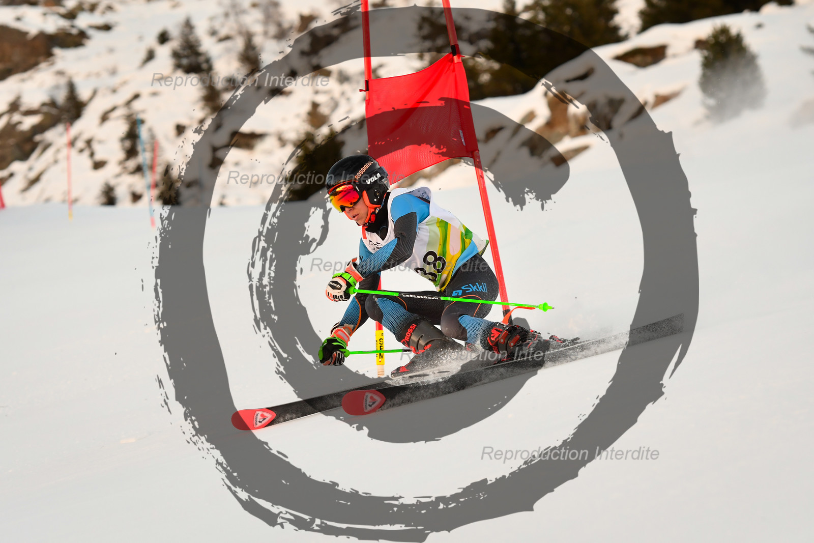 fleche Vaujany ESF Montfrais